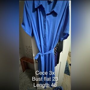 Cece Midi Dress with tie